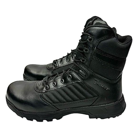 BATES Men\'s Tactical Boots Lightweight Composite Toe High Top Side Zip Size 10 M